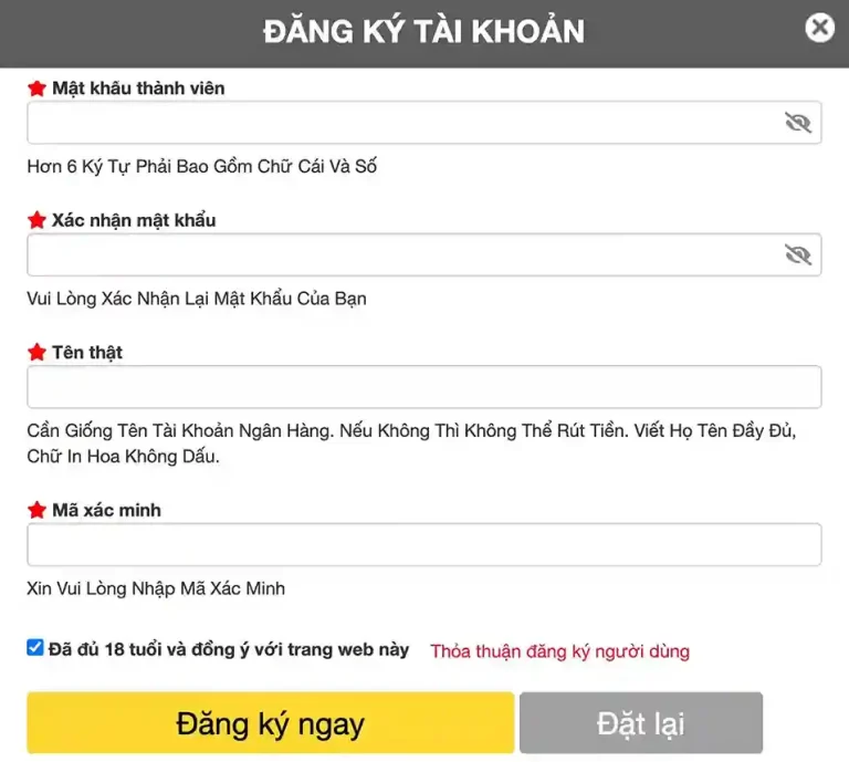 Đăng Ký Tài Khoản Tại HUBET – Bước Đầu Trải Nghiệm Đỉnh Cao